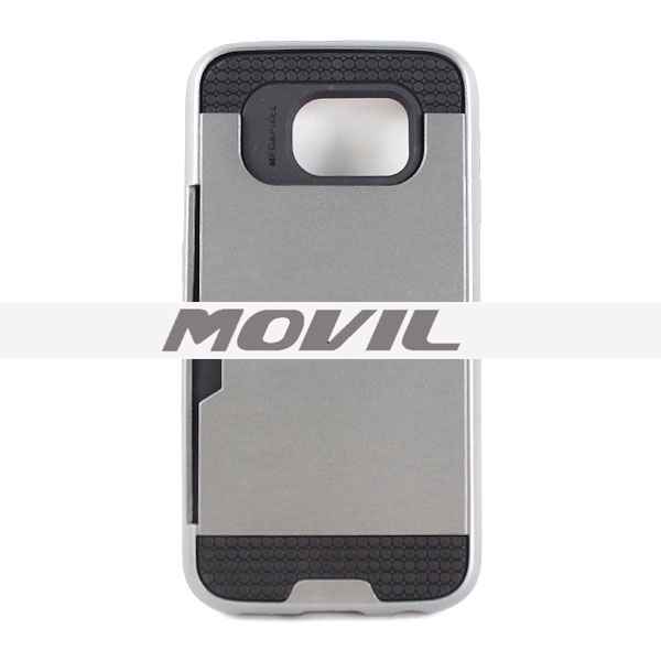 NP-2396 2 en 1 tpu    pc funda  para Samsung Galaxy S6-13